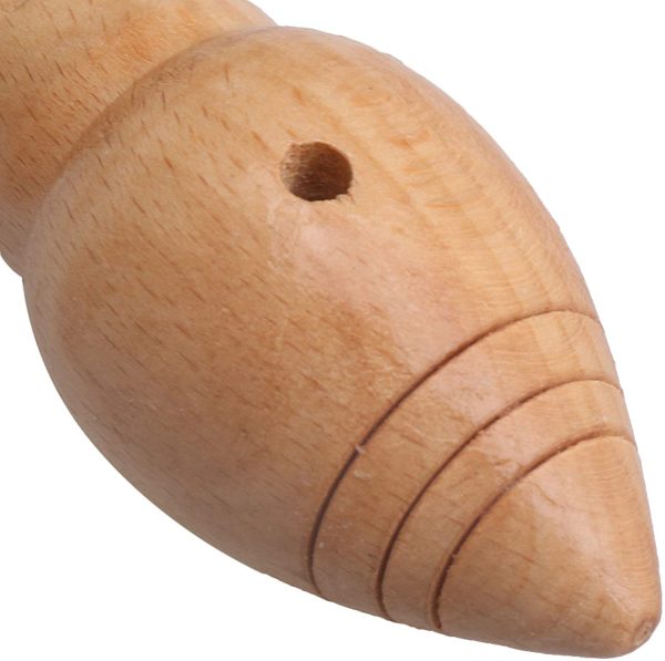 Yibuy 10.5x4cm Wooden Long Type Bird Caller Whistle Cuckoo Whistle Musical Instrument - Image 3