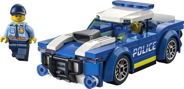 LEGO City Police Car 60312 Building Kit for Kids Aged 5 and Up; Includes a Police Officer Minifigure with a Toy Flashlight and a Police Cap (94 Pieces) - Image 5