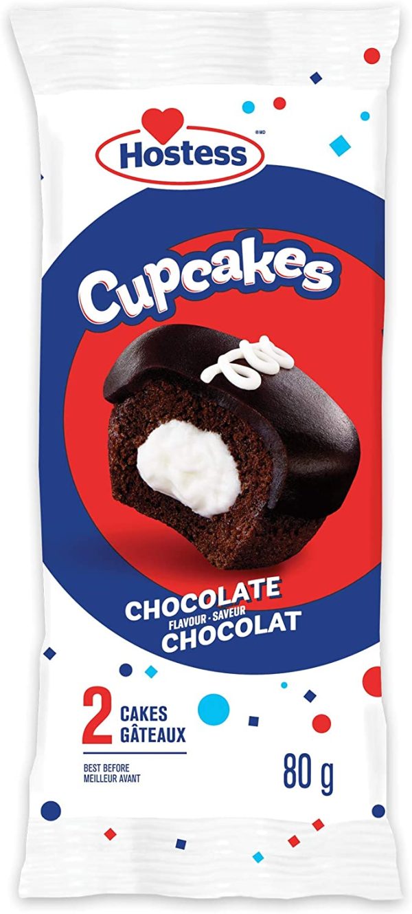 Chocolate Flavour Cupcakes with Decadent Chocolatey Frosting and Creamy Filling, Cake Snacks, Contains 12 cakes (6 packs, Twin-Wrapped) - Image 3