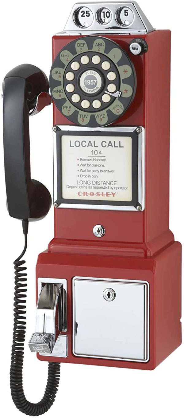 CR56-RE 1950's Pay Phone (Red) - Image 2