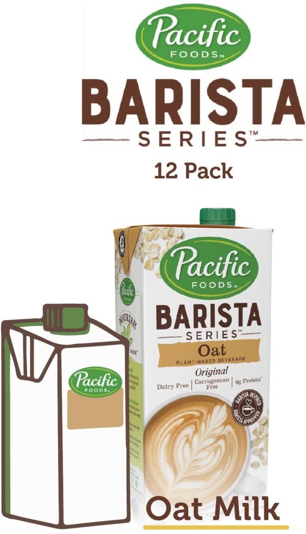 Pacific Foods Barista Series Oat Milk, 32 ounce, Pack of 8 - Image 4