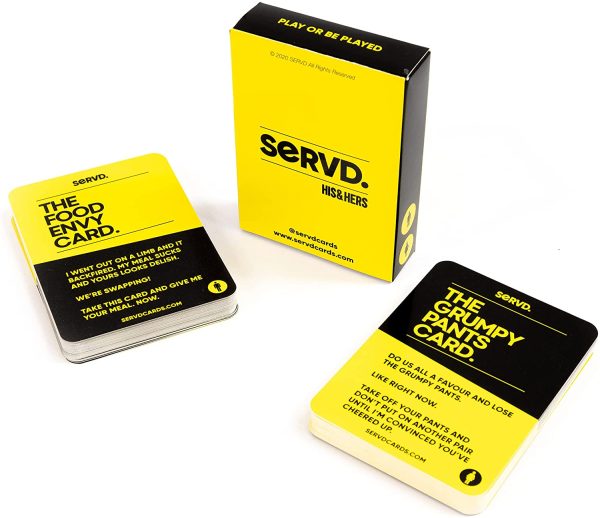 SERVD - His & Hers - The Hilarious Real-Life Couples Card Game for Adults. A Funny Couples Gift for Men and Women - Image 3