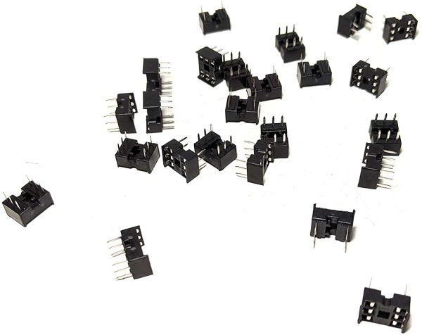 Pressed DIP 2.54mm Pitch IC Socket (6 Pin, 24 Pieces) - Image 3