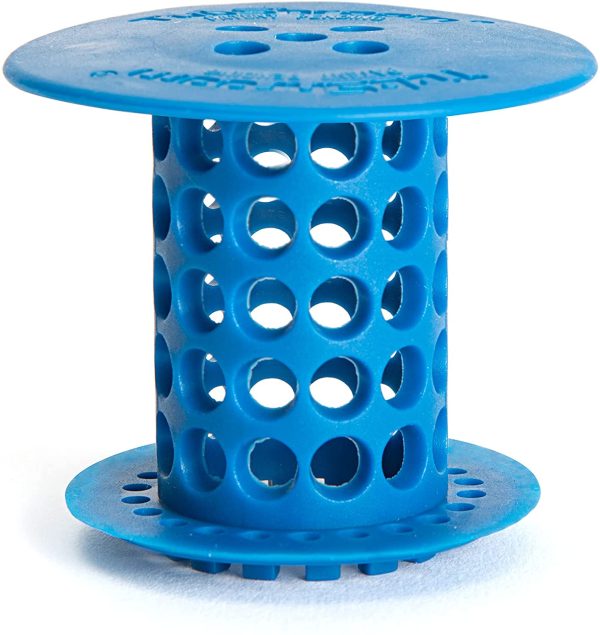 TubShroom TSBLU454 The Revolutionary Tub Drain Protector Hair Catcher/Strainer/Snare, Blue - Image 10