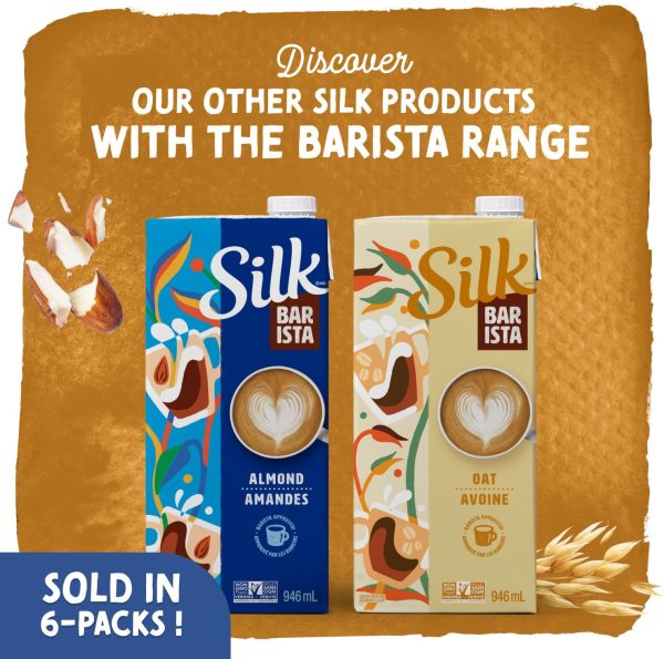 SILK Unsweetened Vanilla Almond Milk - 12 Pack - 946ml - Plant-Based Beverage - No Added sugar - Dairy-Free - Vegan - Shelf Stable - Non-GMO - Image 3