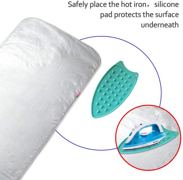 Ironing Mat,Extra Large Thickened (47.25 x 21.55 inch) Ironing Blanket Portable Ironing Pad, Double-Side Using Isolate Heat Pad Table Top Countertop,Great Replacement for Ironing Board - Image 8