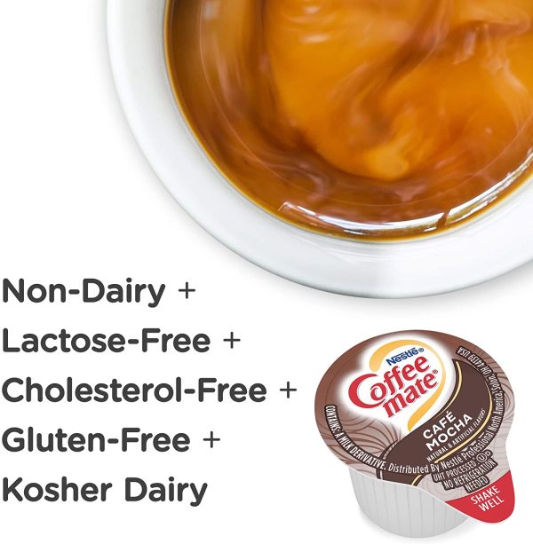 Coffee-mate Coffee Creamer, Cafe Mocha Liquid Singles, 0.375-Ounce Creamers (Pack of 200) - Image 2