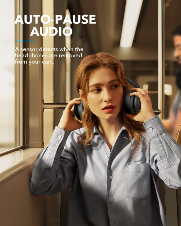 by Anker Life Q35 Multi Mode Active Noise Cancelling Headphones, Bluetooth Headphones with LDAC for Hi Res Wireless Audio, 40H Playtime, Comfortable Fit, Clear Calls, for Home, Work, Travel (Black) - Image 3