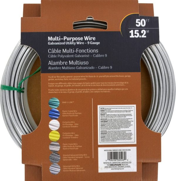 122062 Galvanized Utility Wire, 9-Gauge - Image 3