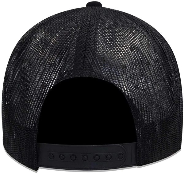 Bass Pro Shop Men's Trucker Hat Mesh Cap - One Size Fits All Snapback Closure - Great for Hunting & Fishing (Black) - Image 5