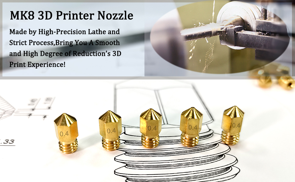 MK8 3D Printer Nozzle