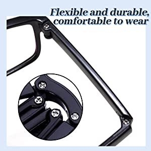 Flexible and durable, comfortable to wear 