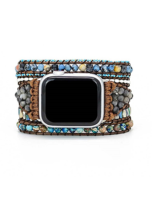 teepollo boho beaded watch band