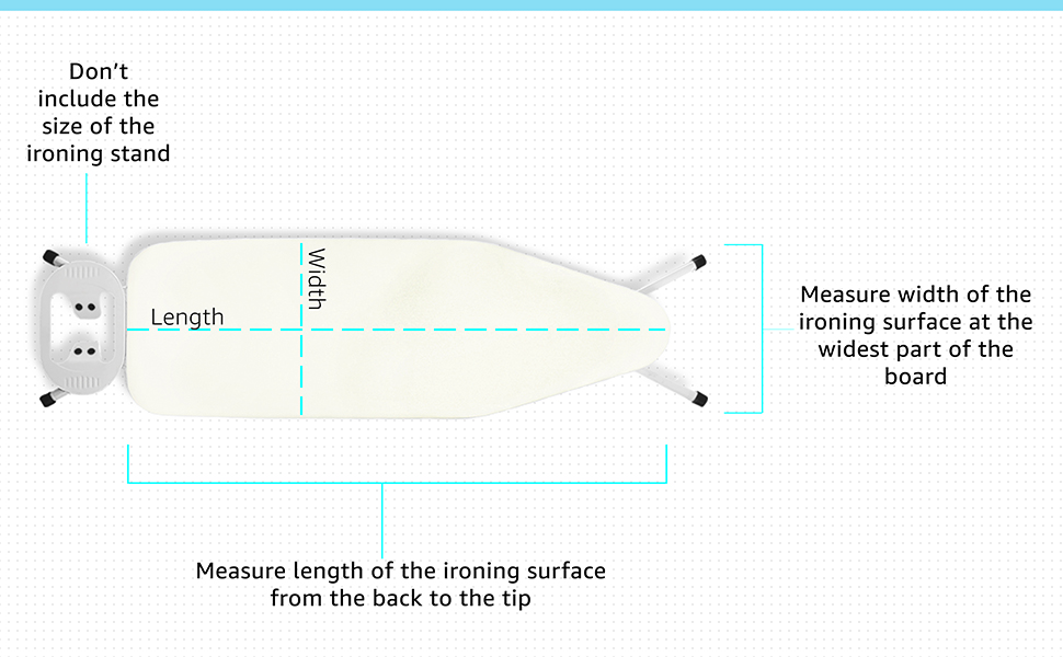 size ironing stand