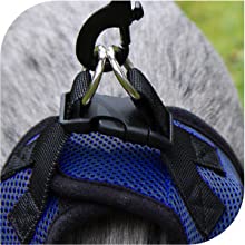 dog harness for medium dogs, no pull, with handle, with handle, reflective dog vest, adjustable