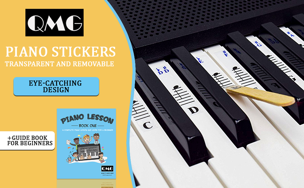 Piano Stickers and Book