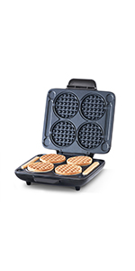 mini waffle maker, mini waffles, multi mini waffles, 4 mini waffles