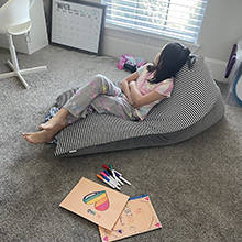 comfortable bean bag chair for girls and boys