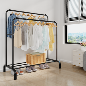 Multifunctional open coat rack