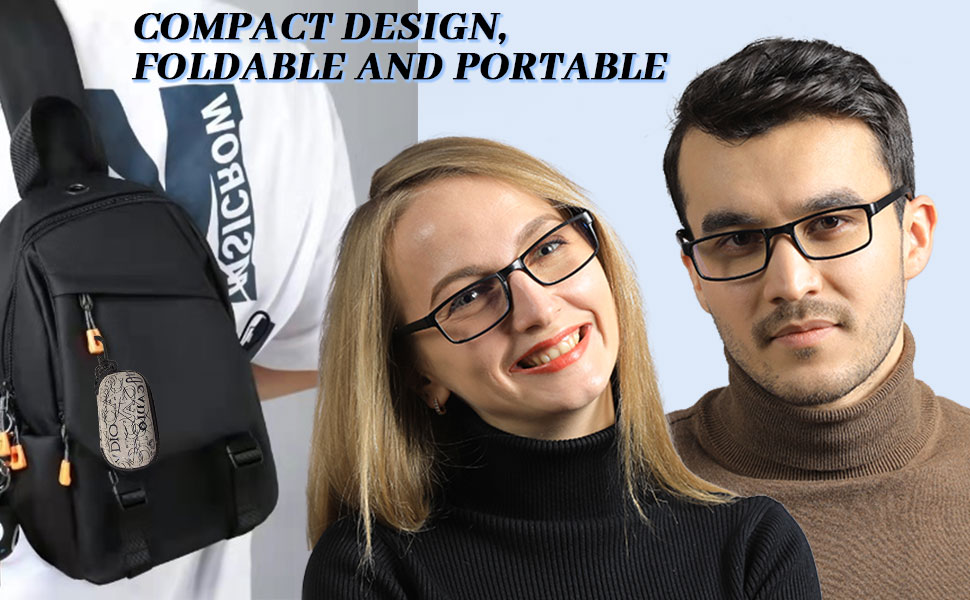 Compact design, foldable and portable,folding reading glasses