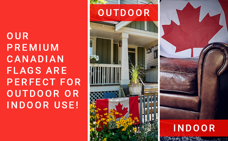 Premium Canadian Flag for Outdoor and Indoor Use