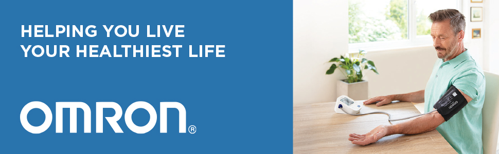 Helping you live your healthiest life. Omron.