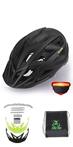 bike helmet with light