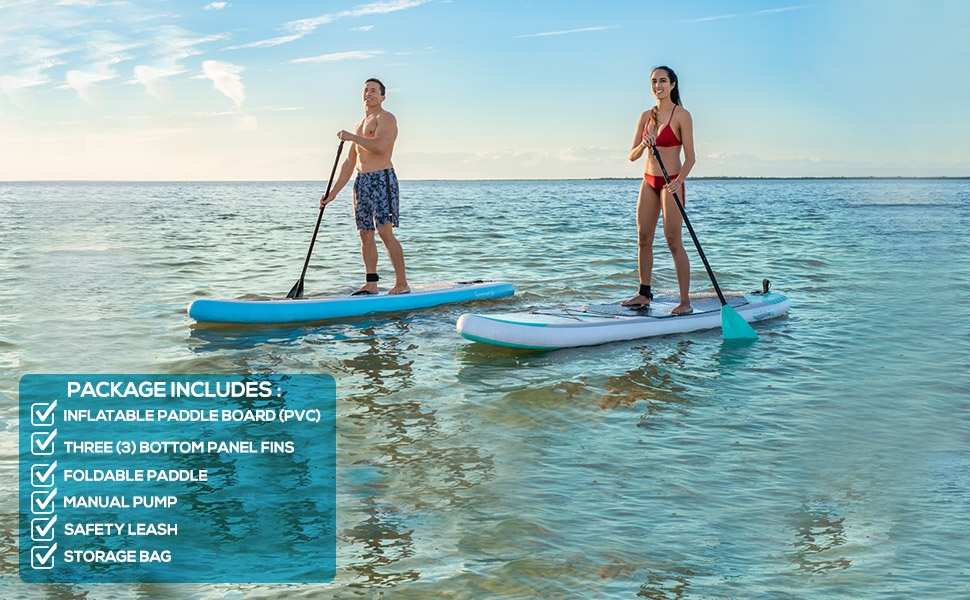 Free-Flow Inflatable SUP - Stand Up Water Paddle-Board