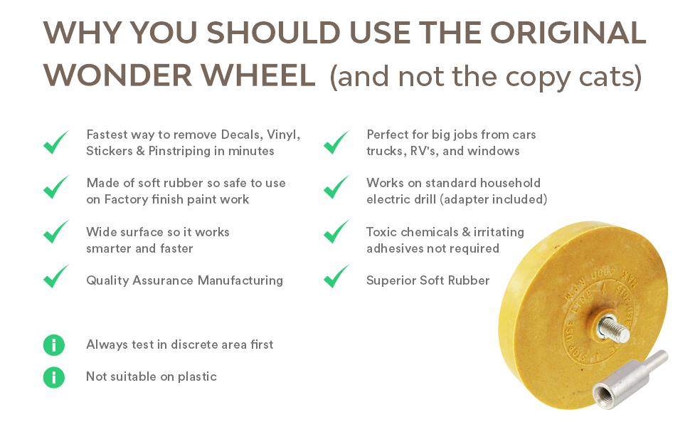 wonder wheel decal remover