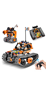 AoHu 3-in-1 STEM Remote Control Building Kits Toys for Kids