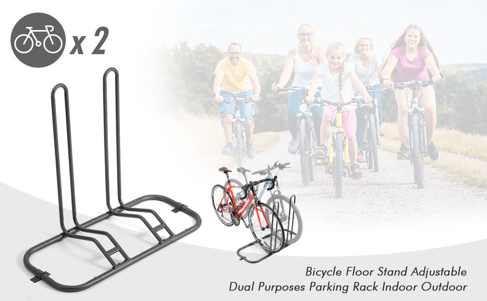 bicycle floor type parking rack stand