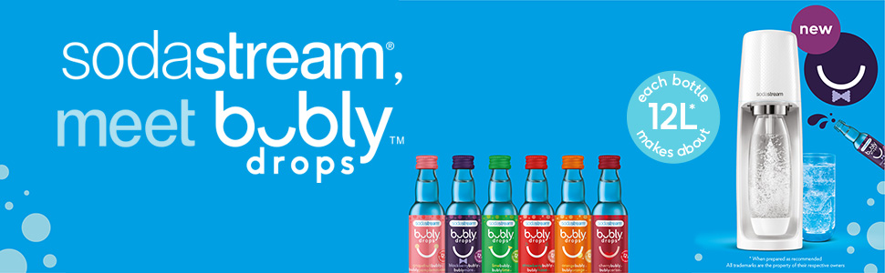 bubly drops, sodastream, drink, healthy, carbonated water, blackberry, lime, orange, cherry