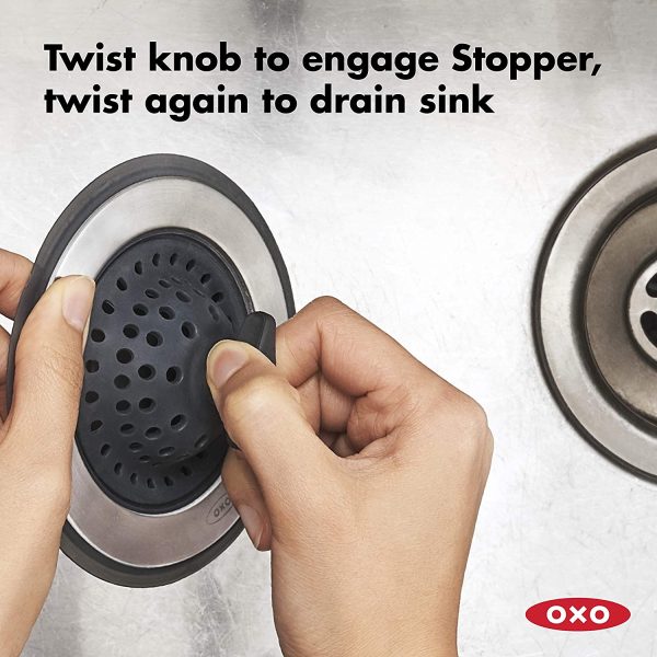 OXO Good Grips 2-in-1 Sink Strainer Stopper - Image 4