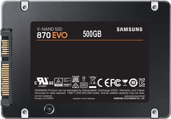 Samsung 870 EVO 500GB SATA 2.5" Internal SSD (MZ-77E500B/AM) [Canada Version] - Image 5