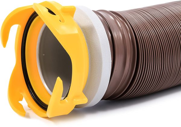 39639 Revolution 10' Sewer Hose Extension - Heavy Duty Design with Pre- Attached Swivel Lug and Bayonet Fittings, Easy to Use and Compresses for Simple Storage - Image 7