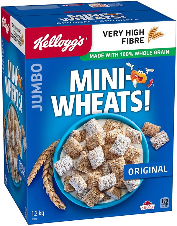 Kellogg's Mini-Wheats Cereal, 1.2kg (Jumbo Size), Original - Image 5