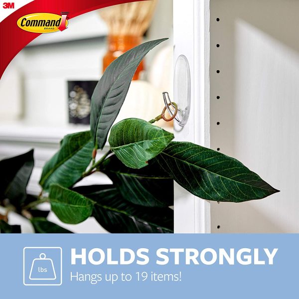 Command Clear Variety Kit, Various Sized Hooks, Wire Hooks, and Picture Hanging Strips to Hang Up to 19 Items, Organize Damage-Free - Image 6