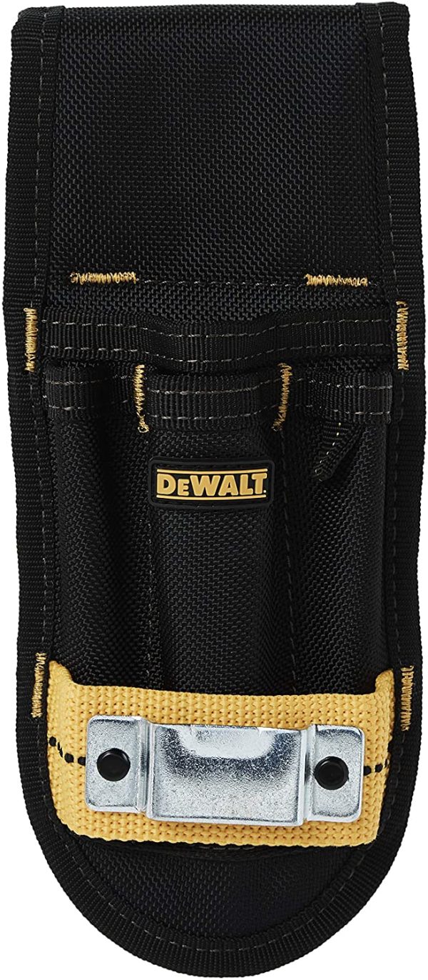 DEWALT DG5173 Heavy-Duty Construction Tool Holder, 4 Pocket Black, fits Belts up to 2-3/4" Wide - Image 2