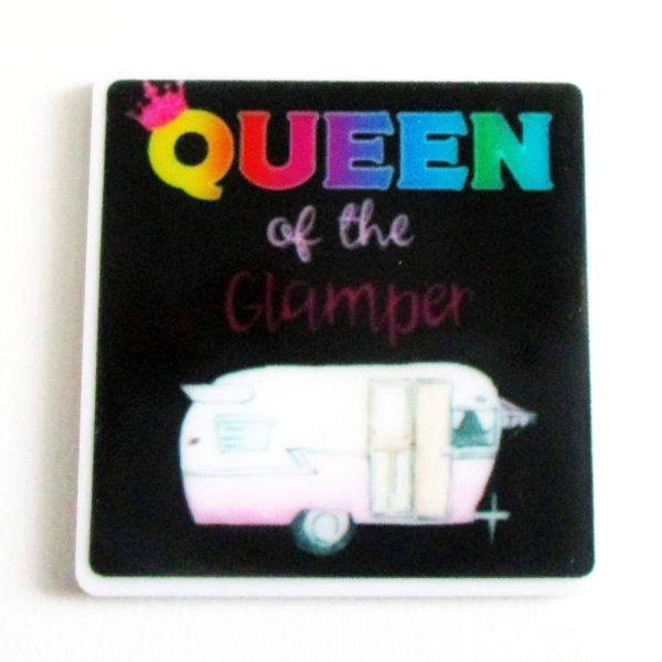 Queen of The Glamper Resin Needle Minder - Image 2