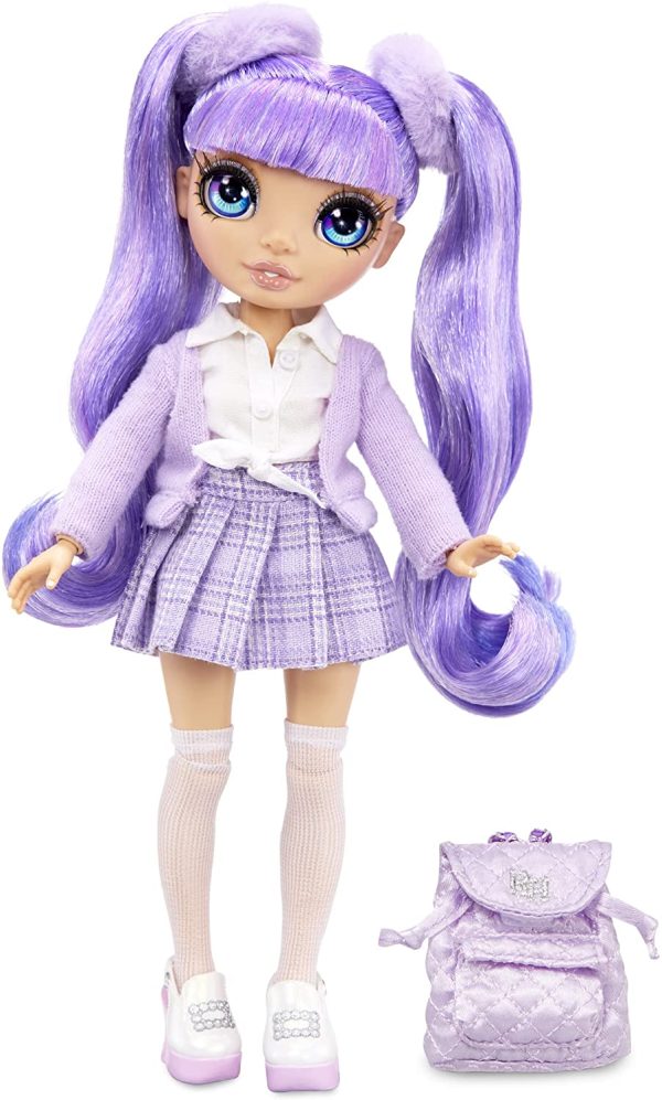 RAINBOW HIGH Jr High Violet Willow - 9-inch Purple Fashion Doll, Multicolor, 580027 - Image 3