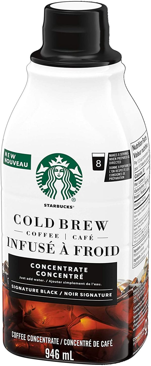 Starbucks Cold Brew Coffee Concentrate, Signature Black, 946 milliliters - Image 5