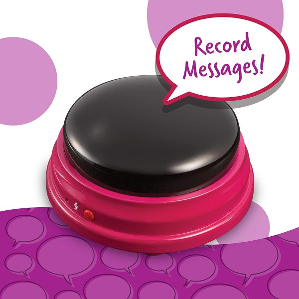 Learning Resources Recordable Answer Buzzers, Personalized Sound Buzzers, Talking Button, Set of 4, Ages 3+ - Image 2