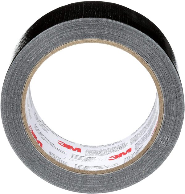 3M Black Duct Tape, 1.88 in x 20 yd (48 mm x 18.2 m), 1 Roll - Image 5