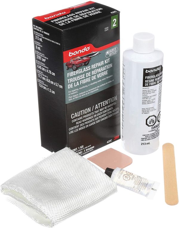 Fiberglass Resin Repair Kit, 420, 1/2 Pint - 420C - Image 6