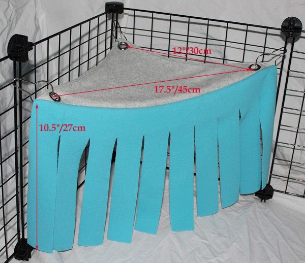 ASOCEA Small Animal Hamster Tent Hammock Pet Hideout Cage Accessories Nest Bed for Bunny Guinea Pig Chinchilla Hedgehog Rat Squirrel Ferret Dwarf - Image 7