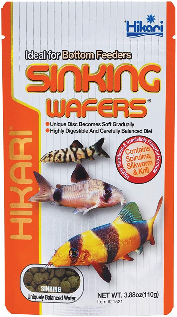 Hikari Tropical Sinking Wafers for Catfish, Loaches and Bottom Feeders 3.88 oz - Image 2