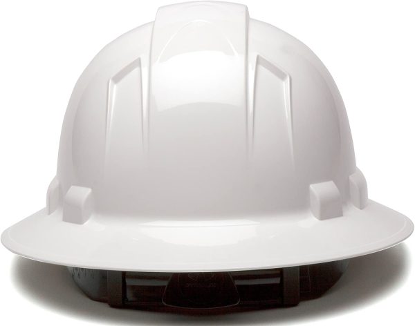 Ridgeline Full Brim 4 Pt Ratchet Suspension Hard Hat - Image 3