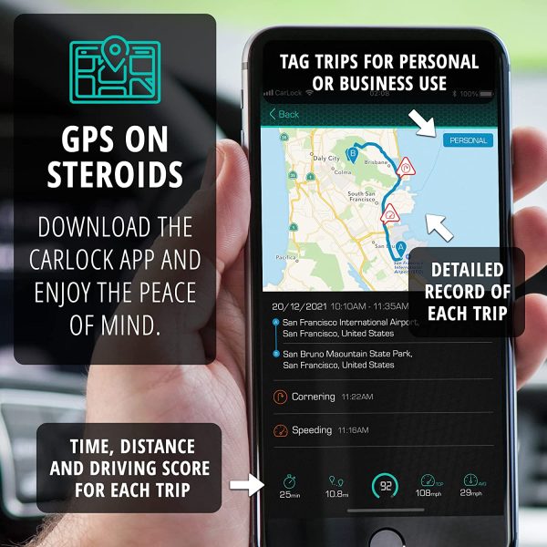 CarLock - Works in Canada - 4th Gen Advanced Real Time 4G Car Tracker & Alert System. Comes with Device & Phone App. Easily Tracks Your Car in Real Time & Notifies You Immediately of Suspicious Behavior.OBD Plug&Play - Image 9