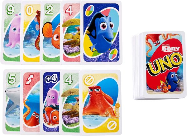 Mattel UNO: Finding Dory - Card Game, 2-10 Players, 7+