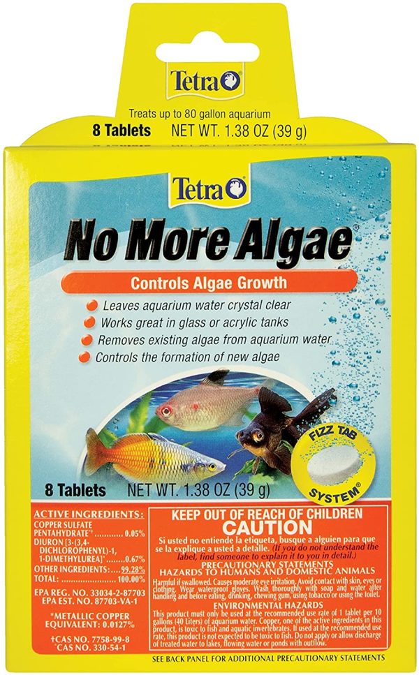 Tetra No More Algae Tablets 8 Count, Controls Algae in Aquariums - Image 2